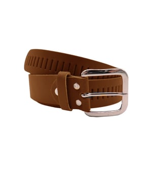 
<p>Smalle leren heren riem van 3 cm hoog met sleuf perforatie waardoor deze altijd past! Daarnaast is het mogelijk om de riem ook in te korten</p>
<ul>
<li>100% Leder</li>
</ul>