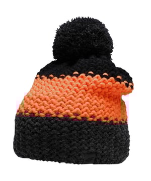 
70% acryl, 30% wol. Voering: Fleece. Stof: Enkele laag. Breedte: 56cm. Ontwerp: Contrasterende kleur. POM POM.