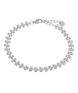 
Label Kiki armband Baby Hearts - Silver