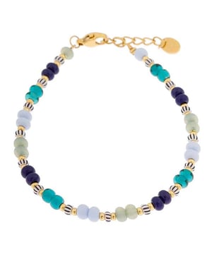 
Label Kiki armband Blue Oasis - Gold