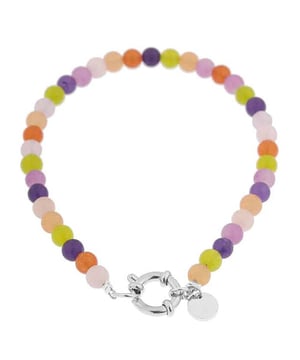 
Label Kiki armband Funky beads silver