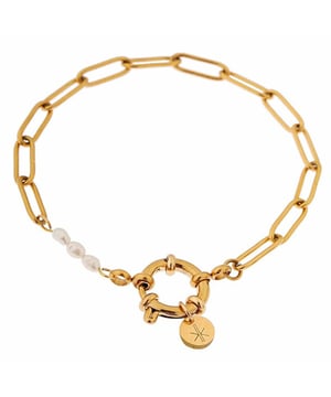 
Label Kiki armband Hold on Pearl gold