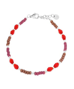 
Label Kiki armband Queens Rose - silver