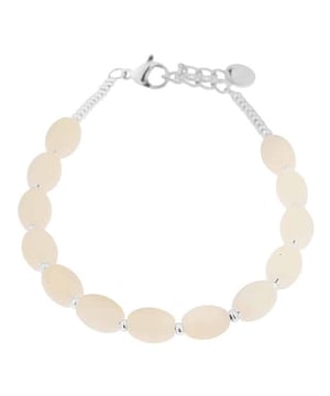 
Label Kiki armband White lily - silver