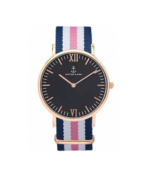 Nu dit artikel van Kapten & Son met hoge korting in de Kapten & Son outlet op V&D!
 Merk  Kapten en Son      Materiaal  Stainless Steel 316L      Serie  Campus      Horlogekast  40 mm      Dikte  7 mm      Waterdichtheid  5 ATM      Kleur band  Blauw, roze en wit      Band  Nylon      Breedte band  20 mm      Glas  Mineral crystal      Beweging  Quartz      Voor  Dames      EAN  4251145221041