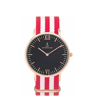 Dit mooie artikel van Kapten & Son koop je op V&D nu met hoge korting!
 Merk  Kapten en Son      Materiaal  Stainless Steel 316L      Serie  Campus      Horlogekast  40 mm      Dikte  7 mm      Waterdichtheid  5 ATM      Kleur band  Rosé goud      Band  Nylon      Breedte band  20 mm      Glas  Mineral crystal      Beweging  Ronda 762      Voor  Dames      EAN  4251145223076