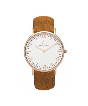 Scoor dit prachtige Kapten & Son item nu in de uitverkoop in de Kapten & Son outlet op V&D.
 Merk  Kapten en Son      Materiaal  Stainless Steel 316L      Serie  Campus      Horlogekast  40 mm      Dikte  7 mm      Waterdichtheid  5 ATM      Kleur band  Bruin      Band  Leer      Breedte band  20 mm      Glas  Mineral crystal      Uurwerk  Quartz      Voor  Dames      EAN  4251145213572