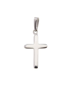 Dit item is nu in de aanbieding in onze online Christian outlet
 Merk  Christian      Materiaal  14 karaat wit goud      Speciaal  Plat      Type hanger  Kruis      Breedte  11 mm      Lengte  19 mm      Voor  Dames      EAN  8719878003144