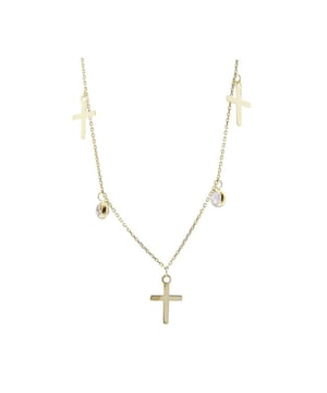 Dit item is nu in de aanbieding in onze online Christian outlet
 Merk  Christian      Materiaal  14 karaat geel goud      Speciaal  Meerdere kruisen      Type hanger  Kruis met zirkona      Breedte  41 cm      Lengte  20 mm      Voor  Dames      EAN  8719878004134