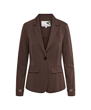 
&Co Women blazer Presley travel - Chocolate