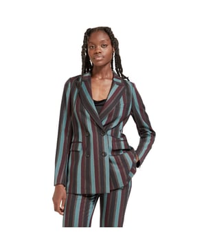 
Kleur: Herritage lurex stripe<br>
Materiaal: 64% Polyester - Recycled, 34% Viscose, 2% Elastane<br>
Voering: 95% Polyester, 5% Elastane