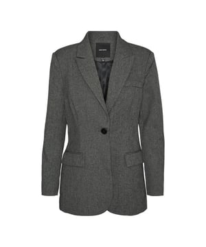 
De antraciet kleurige blazer dames van het merk vero moda is een vrouwelijke en stijlvolle toevoeging aan elke kledingkast. Deze blazer is gemaakt van hoogwaardige materialen, waaronder 80% polyester, 16% viscose en 4% elastaan, wat zorgt voor een comfortabele en nauwsluitende pasvorm. De stof is van hoge kwaliteit en voelt zacht aan op de huid.en#10;en#10;De blazer heeft een tijdloos design met een enkele knoopsluiting en klassieke revers. De getailleerde pasvorm zorgt voor een elegante uitstraling en benadrukt de vrouwelijke vormen op een subtiele manier. De blazer is perfect te combineren met zowel een zakelijke outfit als een casual look. Draag het met een blouse en pantalon voor een chique kantooroutfit, of combineer het met een basic T-shirt en jeans voor een meer casual uitstraling. en#10;en#10;Met deze blazer ben je altijd verzekerd van een stijlvolle look. Het is een tijdloos item dat jarenlang meegaat en gemakkelijk te combineren is met andere kledingstukken. Voeg deze antraciet kleurige blazer dames van het merk vero moda toe aan je garderobe en geef je outfits een upgrade. Bestel nu en ontvang het snel in huis!
