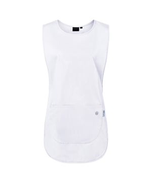 
65% gerecycleerd polyester, 35% katoen. Stof: Keperstof. Ontwerp: Eenvoudig. Zakken: 1 Zak van het Flard. Sluiting: verstelbare riempjes, Pull Over. Hals: Ronde Hals. Mouwtype: Mouwloos. Stoftechnologie: Kleurecht, Duurzaam. Easy-Care. 150 g/m². Duurzaamheid: Green Button, Oeko-Tex Standaard 100 gecertificeerd. Lichtgewicht. XS: 34 in. S: 38 in. M: 42 in. L: 46 in. XL: 50 in. XXL: 54 in. 3XL: 58 in.