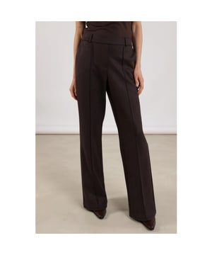 
<p>Maak kennis met de Jill Pants. Deze broek heeft een strak ontwerp met een opvallende naad aan de voorkant voor een slanke, gestroomlijnde look. Het elastische materiaal zorgt voor een comfortabele pasvorm die de hele dag meegaat. De Jill pants is een veelzijdig kledingstuk dat zowel voor formele als casual gelegenheden perfect is te stylen</p><br>Kleur: dark chocolate <br>
Materiaal: 100% Polyester