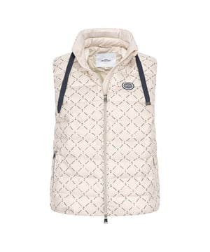
* Gewatteerde bodywarmer
* Regular fit, kortere lengte
* Ritssluiting aan de voorkant met merkritssluiting
* Ritszakken met merkrits
* Windvanger en kinbeschermer
* Badge op de borst
* Merkkoord bij de kraag
* Binnenzak 100% polyester