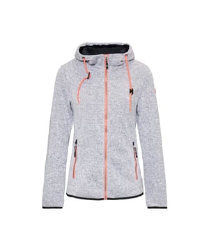 
ELISE Knitted Fleece Jacket Hooded