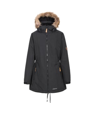 
Geweven Buitenkant - 100% polyester met microvezels PVC Voering - 100% polyester Vulling - 100% polyester bontachtige fleece voering Capuchon met bont Storm klep aan de binnenkant Dubbelzijde rits Elastische aan de zijdes Elastische banden