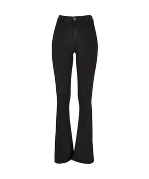 
85% Katoen, 13% Polyester, 2% Elastan.. Stof: Denim, Super Stretchy, Geweven. Ontwerp: Eenvoudig. 375 g/m². Zakken: 2 Achterzakken. Sluiting: Knoop, Ritsgat. Riemlussen, Onderhoudsvriendelijk, Uitlopende pijpen. Geschikt voor: Slank.