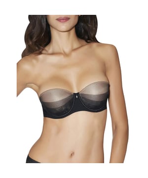 
Onde Sensuelle Strapless Bh | Materiaal info: 45% polyester 40% polyamide 15% elastaan | Wasinstructie: Handwas niet geschikt voor de droger