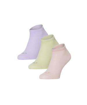 
De sneakersokken van O’Neill bieden dagelijks gemak in een kleurrijke basisuitvoering. Deze set bevat drie effen sokken in roze, groen en lila, ideaal om onopvallend te dragen in sneakers. Dankzij de zachte Jersey stof en de ribboord sluiten de sokken prettig aan zonder te knellen.