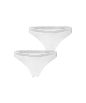 
Björn Borg Core Thong 2-pack (Wit) – Dames Ondergoed

 Ontdek ultiem comfort en een frisse look met de tijdloze Björn Borg Core Thong 2-pack in het klassieke wit. Deze set van twee moderne thongs is perfect voor de actieve vrouw die waarde hecht aan comfort en een naadloze look. Het superzachte stretchkatoen zorgt voor een perfecte pasvorm en maximale bewegingsvrijheid, terwijl de smalle, zachte logotailleband voor extra comfort zorgt.

 Kenmerken:

  
 * Dames thong 2-pack (wit): Ideaal voor dagelijks gebruik 
 * Superzacht stretchkatoen: Voor ultiem comfort en bewegingsvrijheid 
 * Smalle, zachte logotailleband: Voor een naadloze look 
 * Halfhoge pasvorm: Voor optimale dekking 
 * Klassieke witte kleur: Combineert moeiteloos met elke outfit  Materiaal & Verzorging:

  
 * 95% katoen, 5% elastaan 
 * Machinewasbaar op 40°C 
 * Niet bleken 
 * Niet in de droger 
 * Strijken op lage temperatuur  Better Cotton Initiative:

 Björn Borg is lid van het Better Cotton Initiative (BCI). Door
