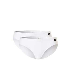 
Set van 2 O'Neill bikinislips in effen wit. De slips hebben een bedrukte elastische waistband met rek voor optimaal draagcomfort. Gemaakt van 95% katoen en 5% elastaan.