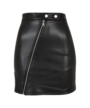 
93% Polyester, 7% Elastaan. Stof: Kunstleer, Gebreid. Ontwerp: Eenvoudig. 360 gsm. Gemakkelijk te onderhouden, gewatteerde naden. Stijl: Biker. Sluiting: Ritssluiting, dubbele knoop. Lengte: Kort.