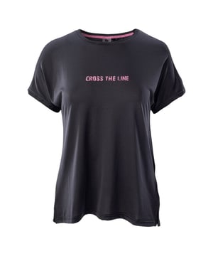 
92% Polyester, 8% Elastaan. Ontwerp: Tekst. Hals: Crew Neck. Stijl achterkant: Diagonaal gestikt. Mouwtype: Korte mouwen. Stof Technologie: Ademend, Vochtafvoerend, Sneldrogend. Geschikt voor: Losse.