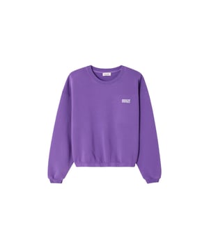 
Kleur: Cosmos Vintage <br>
Materiaal: 98% cotton, 2% elastane<br>
Long sleeve round neck sweatshirt