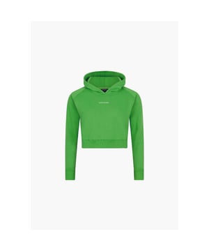 
Maak een statement in stijl met onze Varsity Crop Hoodie in een verfrissend mintgroen. Deze hoodie brengt een moderne draai aan de klassieke varsity-stijl en biedt ultiem comfort en een trendy uitstraling.