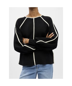 
OBJREYNARD LS LO CONTRAST PULLOVER