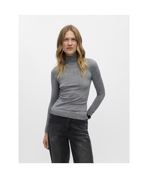
OBJTHESS L/S ROLLNECK KNIT PULLOVER