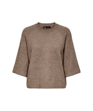 
Only Pullover korte mouw 15333199 in de kleur Licht bruin