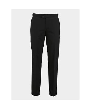 Nu in de sale: dit Bos Bright Blue item voor een zeer lage uitverkoopprijs in onze Bos Bright Blue outlet!
Bos Bright Blue Pantalon Mix & Match Zwart Trousers Frock - Tuxedo 51872.120/5641 met artikelcode51872.120/5641 .  van het materiaal 55% Polyester / 45% Wol. Extra specificaties: , , , , kleur Zwart.