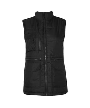 
100% Polyester. Stof: PU-coating, Ripstop. Voering: Taffeta. Ontwerp: Gewatteerd. Mouwtype: Mouwloos. Halslijn: Staande Kraag. Bevestiging: Volledige ritssluiting. S: 38 in. M: 40 in. L: 42 in. XL: 44 in. XXL: 48 in. 3XL: 51 in.