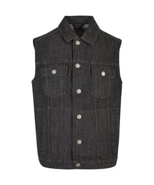 
100% Katoen. Stof: Denim, Geweven. Ontwerp: Eenvoudig. 372gsm. Easy-Care. Halslijn: Uitklapbare halsband. Mouwtype: Mouwloos. Zakken: 2 borstzakken, geknoopt, klepsluiting, 2 zijzakken. Bevestiging: Knop. S: 36 in. M: 39 in. L: 41 in. XL: 43 in. XXL: 46 in. 3XL: 49 in. 4XL: 53 in. 5XL: 56 in.