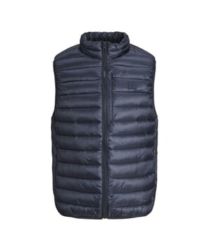 
De stijlvolle bodywarmer voor heren uit de collectie van Jack en Jones is perfect voor de koudere dagen. In een tijdloze navy kleur en gemaakt van 100% polyester, is deze bodywarmer een must-have voor elke man. De bodywarmer is licht van gewicht en biedt toch voldoende warmte. Het is een ideaal item om te combineren met verschillende outfits, of je nu een casual of meer formele look wilt creëren. De praktische rits- en knoopsluiting aan de voorzijde zorgt voor een comfortabele pasvorm en houdt de wind buiten. Of je nu gaat wandelen, winkelen of gewoon de deur uitgaat, deze bodywarmer van Jack en Jones is de perfecte aanvulling op je garderobe. Bestel hem nu en geniet van warmte en stijl in één!