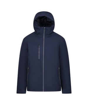 
100% Polyester. Stof: Rekken. Ontwerp: Eenvoudig. Stoftechnologie: Airtrap, Ademend, Isolerend, Isotex 10000, Sneldrogend, Thermo-Guard, Waterdicht, Winddicht. Halslijn: Kapitein. Mouwtype: Met lange mouwen. Gewatteerde, getapete naden. Eigenschappen van de kap: Gegroeid op de kap. Zakken: 2 Zijzakken, 1 Borstzak, Rits. Bevestiging: Volledige ritssluiting. S: 43 in. M: 46,5 in. L: 49,5 in. XL: 52,5 in. XXL: 56,5 in. 3XL: 59,5 in.