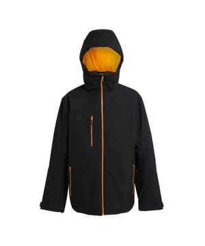 
100% Polyester. Stof: Rekken. Ontwerp: Eenvoudig. Stoftechnologie: Airtrap, Ademend, Isolerend, Isotex 10000, Sneldrogend, Thermo-Guard, Waterdicht, Winddicht. Halslijn: Kapitein. Mouwtype: Met lange mouwen. Gewatteerde, getapete naden. Eigenschappen van de kap: Gegroeid op de kap. Zakken: 2 Zijzakken, 1 Borstzak, Rits. Bevestiging: Volledige ritssluiting. S: 43 in. M: 46,5 in. L: 49,5 in. XL: 52,5 in. XXL: 56,5 in. 3XL: 59,5 in.