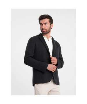 
Blazer heren | Herenblazer | Moda Italia | 0119

 

 

 De zwarte blazer voor heren is ontworpen om stijl toe te voegen aan je outfit. De blazer is vanbinnen afgewerkt met een mooie voering. Hij is voorzien van 2 knopen aan de voorzijde en heeft een mooi rustig patroon.

 

 

 Knoopsluiting
Zakje voor een pochet
Twee zijzakken
Twee binnenzakken
Decoratieve knopen op manchetten
Materiaal: 85% polyester, 15% rayon
Kleur: zwart - zwart melange

 

 

  (https://italian-style.nl/wp-content/uploads/2024/09/Maattabel-blazer-0119.png)