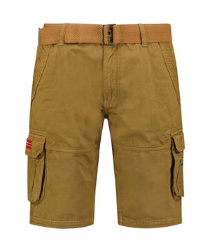 
<p>Bermuda heren | Geographical Norway | Pionec</p>
<p>Korte broek heren voor de zomer van het Italia Mode merk Geographical Norway. De bermuda is gemaakt van 100% katoen en wordt geleverd met bijpassende riem. Ook is de heren bermuda voorzien van diverse zakken. Je kunt de korte broek voor mannen goed combineren op je outfit met een overhemd korte mouw, poloshirt of een T-shirt.</p>
<p>Samenstelling: 100% katoen<br />
Kleur: Kaki<br />
Pasvorm: Normal Fit<br />
Detail: Met bijpassende riem</p>