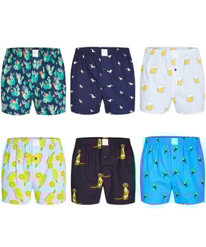 
Comfortabele MG-1 wijde boxershorts gemaakt van 100% gewevem katoen. De shorts zijn los en wijd. De zeer elastische maar zachte tailleband zorgt voor weinig druk en is comfortabel om te dragen.