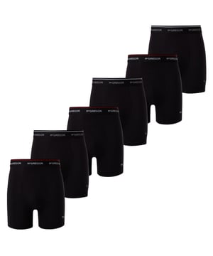 
McGregor New York onderbroeken Heren | Maat M | 12-pack Boxershorts | Black

Een fijne cotton stretch 12-pack boxershorts van McGregor. Gemaakt van zacht katoen met genoeg stretch om een goede comfort te geven. De band van de boxershort is extra zacht en dit zorgt ook voor een comfortabel draagcomfort. Je ontvangt met dit pakket zes boxershorts in het zwart.

Productkenmerken:
95% katoen en 5% elastaan
Ook verkrijgbaar in het Navy of Grijs
Elastieke band
McG logo staat op de pijp