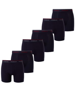 
McGregor New York onderbroeken Heren | Maat M | 12-pack Boxershorts | Navy

Een fijne cotton stretch 12-pack boxershorts van McGregor. Gemaakt van zacht katoen met genoeg stretch om een goede comfort te geven. De band van de boxershort is extra zacht en dit zorgt ook voor een comfortabel draagcomfort. Je ontvangt met dit pakket zes boxershorts in drie verschillende blauwtinten.

Productkenmerken:
95% katoen en 5% elastaan
Ook verkrijgbaar in het Zwart of Grijs
Elastieke band
McG logo staat op de pijp