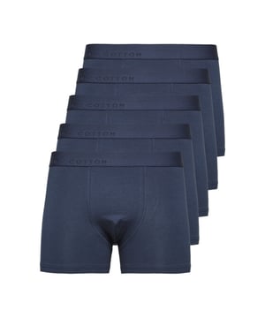 
Selected Homme 5-pack boxers, model Johan. De boxershorts zijn gemaakt van katoen en elastaan, wat zorgt dat de stof veel rek heeft.