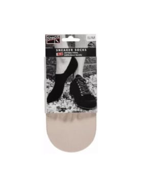 
<strong>Sneaker-sokken</strong> Microfiber Een sneaker sok voor mannen en vrouwen van sportschoenen. <br>
Deze sokken kruipen NIET onder je voet als je loopt en zitten super comfortabel om je voet en voelen zacht aan.<br>
Ook ideaal voor onzichtbare comfort in loafer schoenen, zomer schoenen en ander schoeisel. <br>
Deze MICROVEZEL voering blijft veilig op zijn plaats.<br>
<br>
S/M 35/38 L/XL 38/41 XXL 42/45