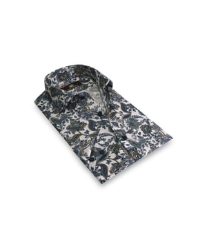 
Nairobi II - Allover print overhemd 100% CO