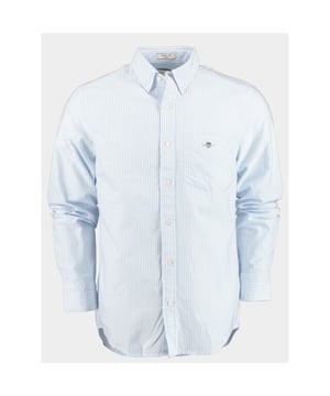 
Gant Casual hemd lange mouw Blauw reg oxford banker stripe shirt 3000230/455 met artikelcode3000230/455 .  van het materiaal 100% Katoen. Extra specificaties: , , , , kleur Blauw.