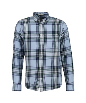 
Gant Overhemd lange mouw 3250243 WINDBLOWN in de kleur Blauw