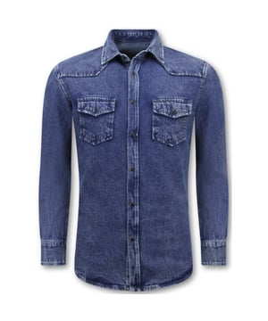 
Spijker Blouse Heren - Denim Overhemd - Blauw - <p><strong>Specificaties:<br /></strong>- Spijker Blouse Heren | Denim Overhemd <br />- Artikel code: 152<br />- Mouwen: Lange mouwen<br />- Pasvorm: Slim Fit<br />- Sluiting: Knopen<br />- Materiaal: 100% Katoen<br />- Weefsel: Dikweefsel <br />- Zakken: 2 Voorzakken<br />- Wasvoorschrift: Machinewas 30 graden (Niet in de droger)<br />- Beschikbare maten: XS - S - M - L - XL</p>